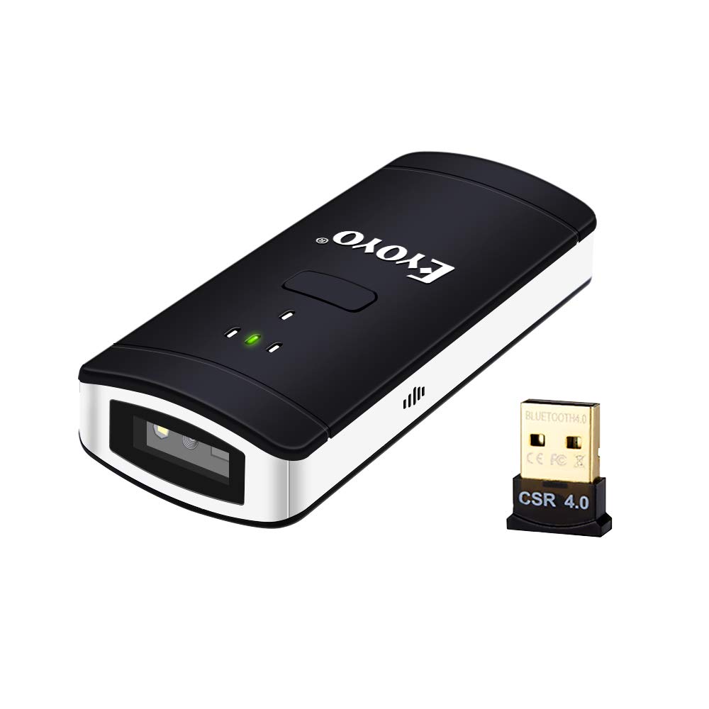 Eyoyo 1D 2D QR Wireless Barcode Scanner, Compatible with Bluetooth