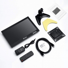 camera jp hdmi monitor ips eyoyo input cctv vga bnc housing av built led inch control metal screen raspberry speakers