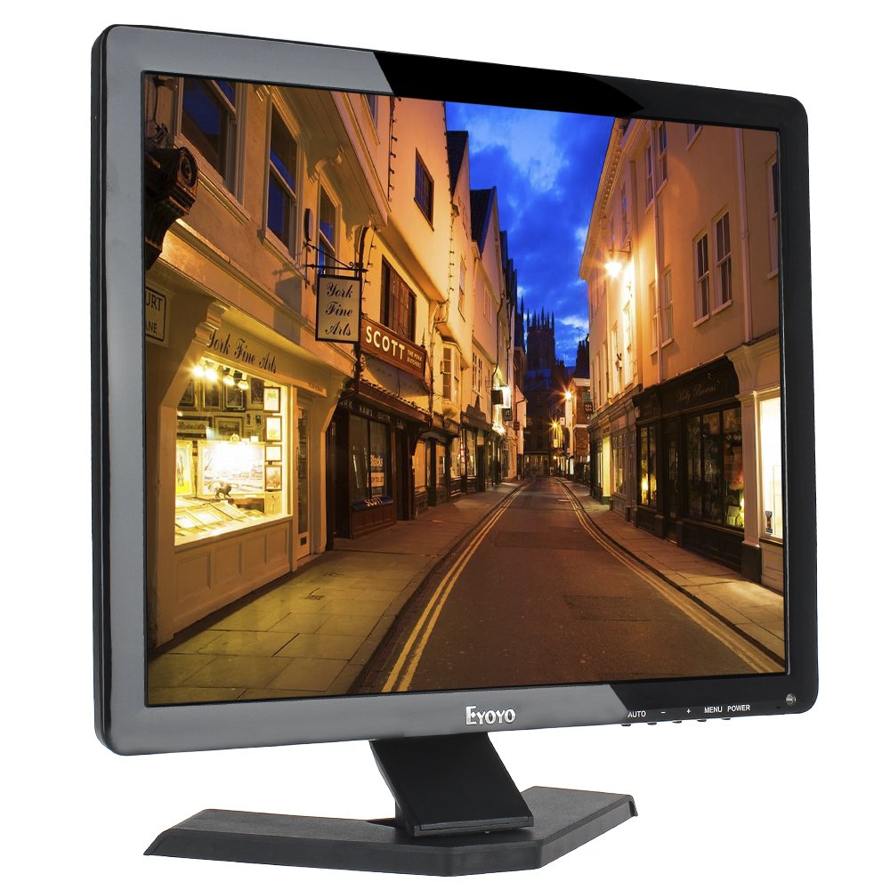 Eyoyo 17" Inch 1280x1024 TFT LCD HDMI HD Monitor Color Screen with BNC