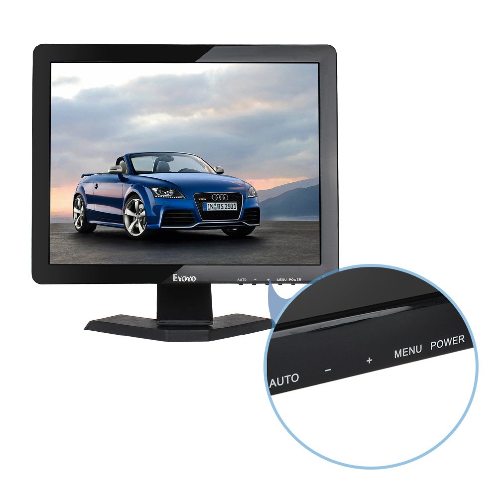 Eyoyo EM17A 17' Inch 1280x1024 TFT LCD HDMI HD Monitor Color Screen