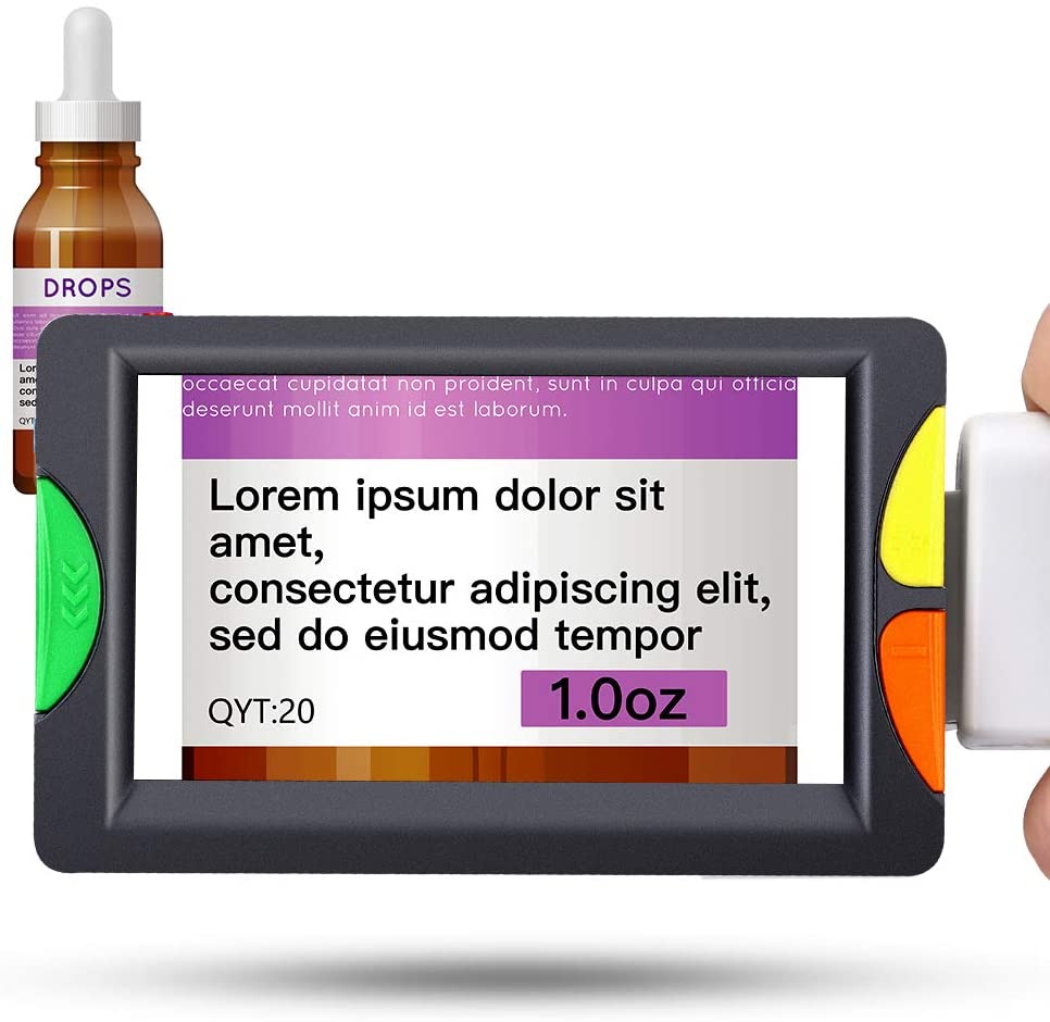 Eyoyo RS430X Portable Digital Magnifier 4.3 Inch Screen 2X12X Zoom