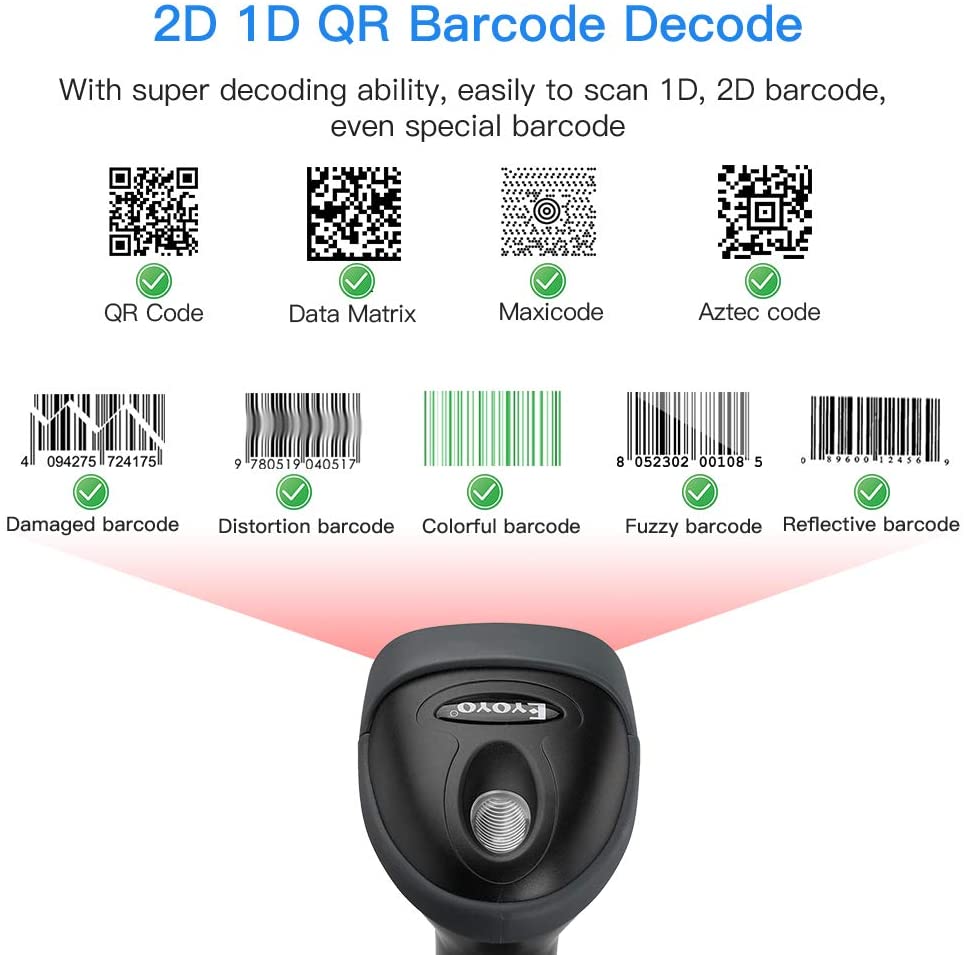 Lettore Codici A Barre Per Codici 1d E 2d Qr Fattura Elettronica Con Cavo Usb Id 3970355